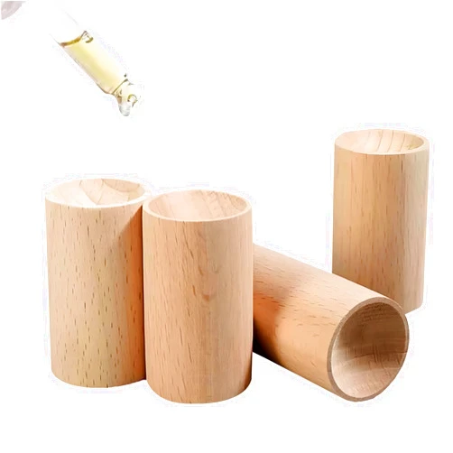 Haiaoxonr Wooden Essential Oil Diffuser, Fragrance Diffuser, Fragrance Retention, Long Lasting Fragrance for Home, Bathroom, Office, Closet, Shoe Closet, Toilet, Car, Yoga Room, Sauna Room, Pack of 10