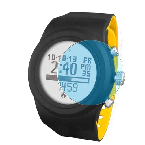 Puccy 3 Pack Anti Blue Light Screen Protector Film, Compatible with LifeTrak Zone R415 smartwatch Smart Watch TPU Guard （ Not Tempered Glass Protectors ）