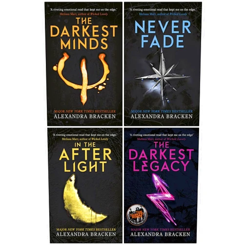 By Alexandra Bracken (Author) The Darkest Minds Series by Alexandra Bracken 4 Books Collection Set Exclusive Slipcase Edition (The Darkest Minds, Never Fade, In The Afterlight & The Darkest Legacy)