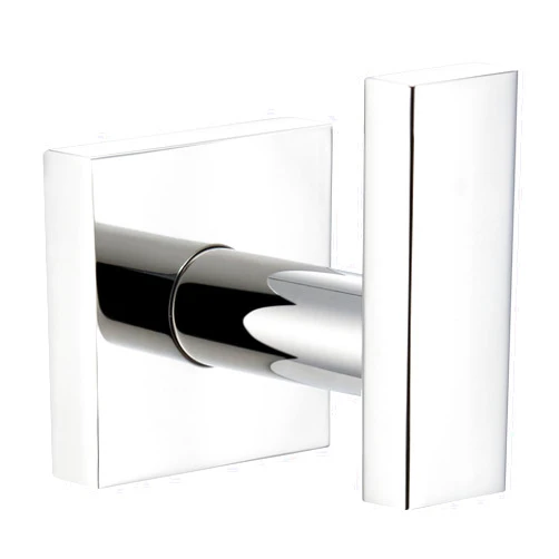 Suyar Polished Chrome Bathroom Towel Hook, SUS 304 Stainless Steel Robe Coat Towel Holder, Wall Mounted