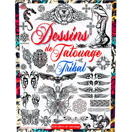 J. Fabian Rama Dessins de Tatouage: Plus de 1100 Motifs de Tatouage Pour Les Vrais Tatoueurs, Professionnels et Amateurs. Tribal, Noeuds Celtiques, Croix et ... de Petite et Grande Taille (French Edition)