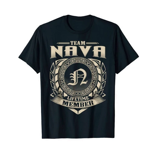 Funny Classic NAVA Family Vintage Tee Gift Team NAVA Lifetime Member Surname NAVA Family Name Vintage T-Shirt