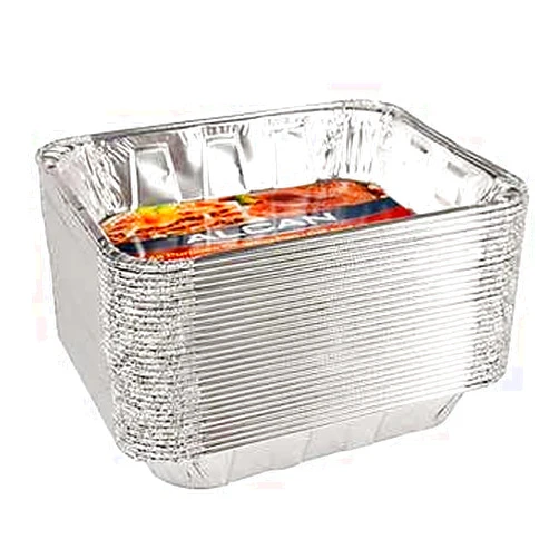 Emboot [30 Pack] Aluminum Foil Pan 12x10x2.5 inch for BBQ/Smoker/Oven/Steam Table
