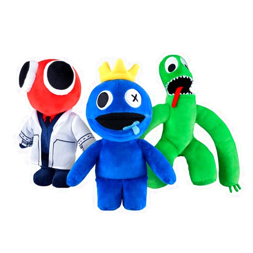 RAINBOW FRIENDS - Collectible Plushies Complete Set (Three 8