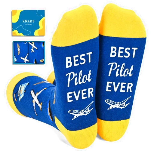 Zmart Gifts for Men Women - Gifts for Dental Doctor Pilot Surgeon, Cop Bus Driver Lawyer Coach Socks