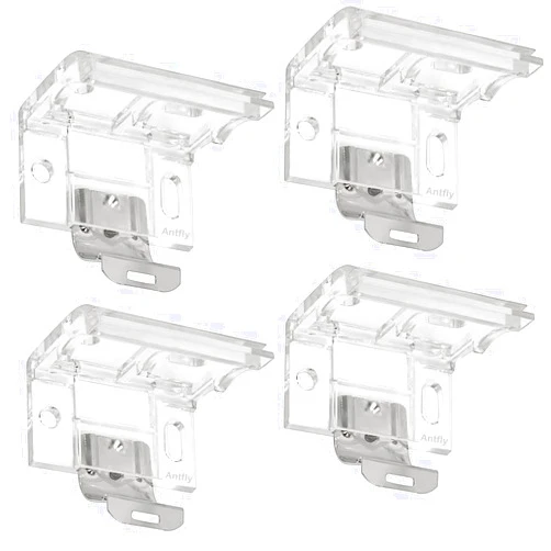 Antfly 4 PCS Mounting Bracket with Metal Clip, Hidden Mounting Bracket Clips for 1