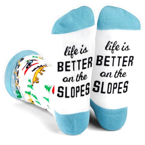 Lavley Funny Bicycle Socks - Cool Bike and Cyclist Gifts for Men, Women, and Teens - Unisex, Crew Length, One Size Fits Most