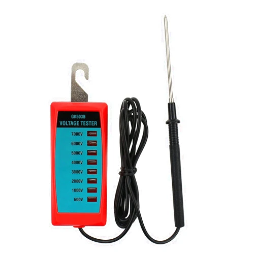 Allsun ALLOSUN GK503B NEON Electric Fence Voltage Tester and Fault Finder Max 7 kV, NOT LED, Red