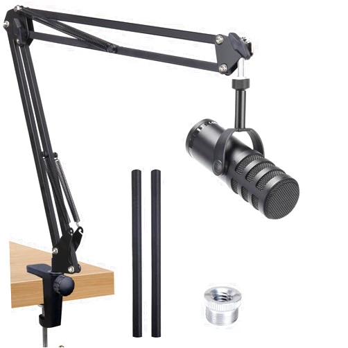 SUNMON Samson Q9U Microphone Boom Arm - Mic Boom Arm Compatible with Samson Microphone, Samson Mic Boom Arm with 3/8