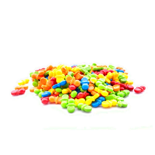 Blair Candy Oh Baby Pacifiers Concord Hard Candy - 1 LB Resealable Stand Up Candy Bag (approx. 480 pieces) - Pacifier Shaped Candy - Assorted Fruit Flavors and Colors - Bulk Candy for Vending Machines and Parties