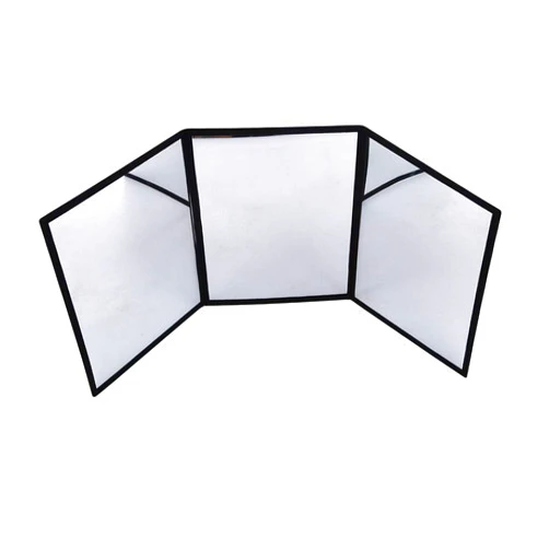 Timetries 3-Way Mirror Practicing Mirror for Card Magic Gimmick Cards Tricks Professional Magician Accessories Stage Illusions