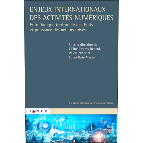 Céline Castets-Renard,Valère Ndior,Lukas Rass-Masson Enjeux internationaux des activités numériques