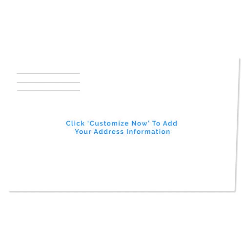 ChurchEnvelopes.com 500 Custom Business Return Envelopes #6 ¾ | 24lb Weight in White Wove, Commercial Grade | USA Company