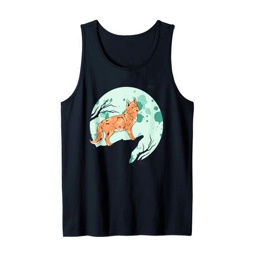 Pack Of Wolves Gift Idea Moonlight Wolf Wolf Lover Predator Moonlight Animal Forest Full Moon Wolf Tank Top
