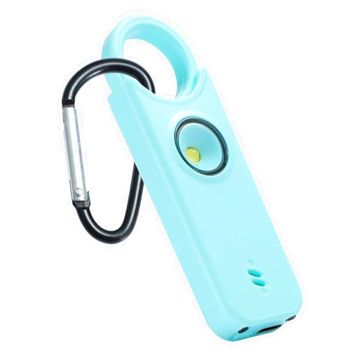 TIPSEAN Personal Safety Alarm - 135dB Ultra Loud Siren with LED Strobe Light, USB-C Rechargeable, Compact Keychain Alarm for Women/Men, Emergency Flashlight & Vibration Alert(Blue)
