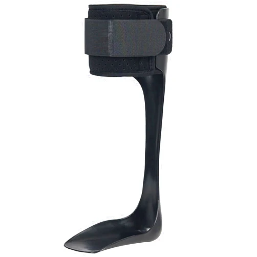 Komzer AFO Drop Foot Brace, Medical Ankle Foot Orthosis, Lightweight Foot Support Stabilizer, Drop Foot Postural Correction Brace for Men and Women (M-Left)