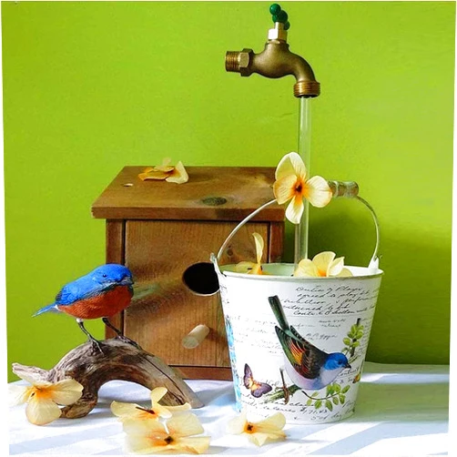 Moanyt Faucet Invisible Flowing Spout Watering Can Magic Fountain Floating Tap Fountain Invisible Faucet Fountain Floating Faucet for Garden Yard Decor(1 Magic Faucet)