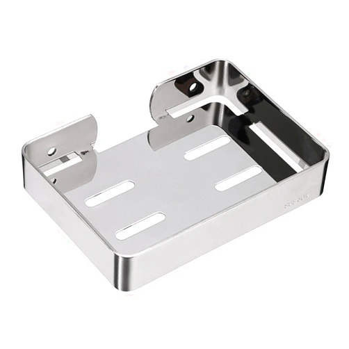 Sumnacon Soap Dish Holder Stainless Steel Wall Mounted, Heavy Duty Soap Tray,Shower Soap Saver,Sponge Holder for Bathroom Shower Kitchen Counter Top (Silver)