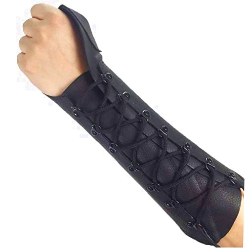 ArcheryMax Handmade Leather Arm Guard Bow Hand shooting Glove