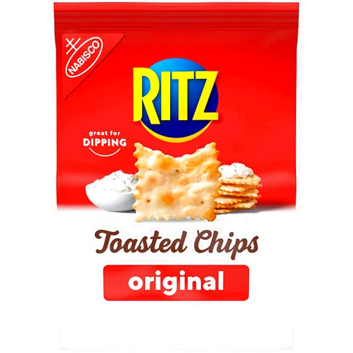 Toasted RITZ Toasted Chips Original, 8.1 oz (Pack of 2)
