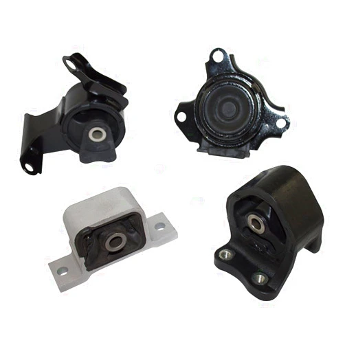 AutoandArt Brock Replacement 4 Piece Set Engine & Transmission Motor Mounts Kit Compatible with 02-06 CR-V 2.4L Automatic Transmission 50810-S7D-003