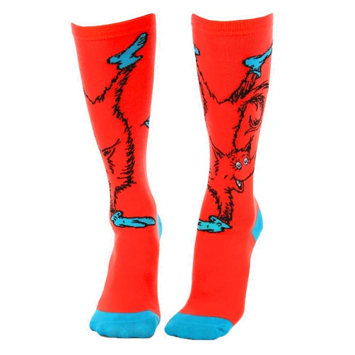 elope Fox in Socks Knee-High Costume Socks - 18-Inch Socks with Knitted Graphics, Officially Licensed