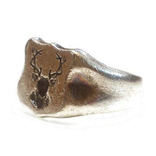 Studio S71 deer head wax seal ring