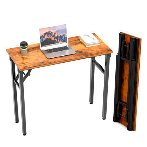 TEMI Small Computer Desk Folding Table - 35.8