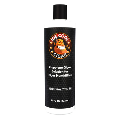 Joe Cool Cigar Propylene Glycol Humidor Solution for Cigar Humidifiers (16 oz Bottle)