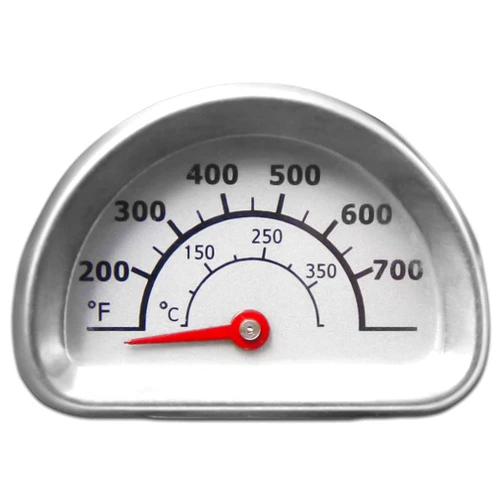 Hongso Stainless Steel Repair Parts Heat Indicator, Temperature Gauge, Temp Gauge Replacement for Select Charbroil and Kenmore Gas Grill Models Thermometer, TG473