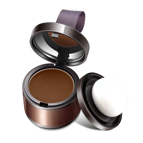 Rosarden Hairline Powder - Instantly Conceals Hair Loss and Thinning, Waterproof Root Touch up for Bald Spots, Eyebrow Cover for Women and Men - (Dark Brown)