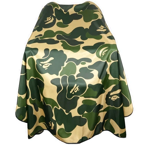 Barbohoo New Camouflage A Professional Barber Cape - Waterproof, Large (63' 56') Hairdressing Salon Cape with Snap Closures