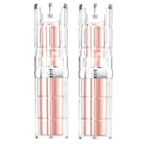 L'ORÉAL Pack of 2 L'Oreal Paris Colour Riche Plump and Shine Lipstick, Lychee Plump 103