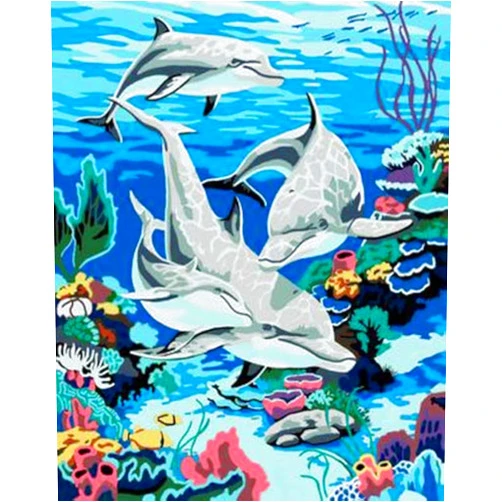 Newsight DIY Oil Painting Paintworks Paint by Number for Kids and Adults (16