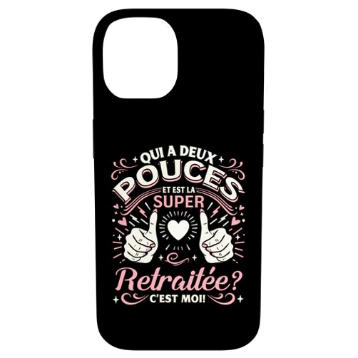 Cadeau Depart Retraite Humour Femme Original iPhone 14 Une Super Retraitée Cadeau Pour Une Retraitée Femme Amie Case