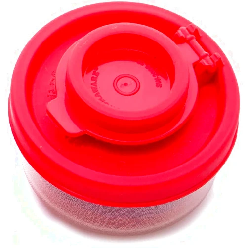 Weicoca Pack Of 2 Moisture Proof Red Small Salt And Pepper Shakers -Perfect For Travel Camping Spice Boxes -Mini Salt Shaker Picnic Outdoors -Plastic Airtight Dispenser