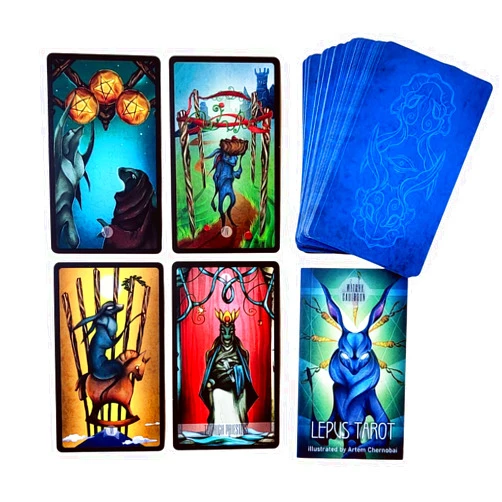 Witchy Cauldron Lepus Tarot, Modern Tarot, Oracle Cards, Bunny, Rabbit, Deviant, Tarot Cards with Guide Book (Basic Version)