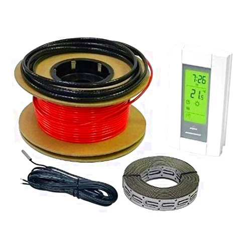 HeatTech 20sqft HeatTech 15-25 sqft Electric Radiant In-Floor Heating Cable System, 120V