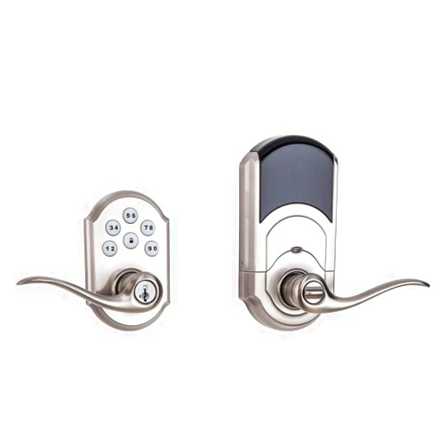 Kwikset 99120-037 SmartCode 912 Z-Wave Plus Leverset, Satin NIckel