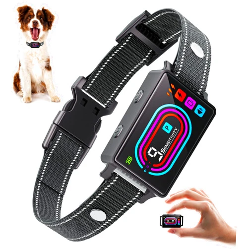 Zaguren Dog Bark Collar, 2025 Smart Bark Collar for Dogs Large Medium Small 10-120 lbs, Bark Collar 9 Adjustable Sensitivity 5 Training Modes, Anti-Bark Training Collar Beeping Vibrator