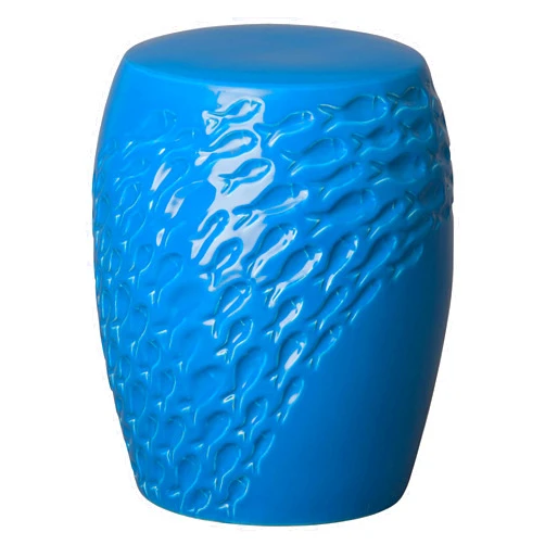 Emissary Home and Garden Emissary CV180404TQ Stool, Turquoise