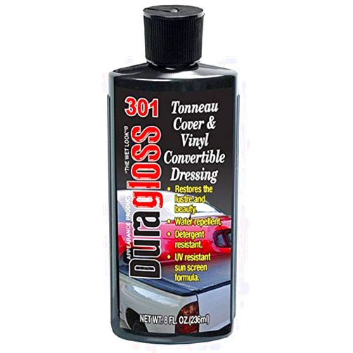 Duragloss 301 Automotive Tonneau Cover and Vinyl Convertible Dressing, 8 oz., 1 Pack