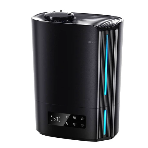 BREEZOME 6L Humidifiers for Bedroom Large Room & Essential Oil Diffuser, Ultrasonic Top Fill Cool Mist Humidifiers for Baby, Plants, Nursery Last up to 60 Hours, Smart Humidistat Control, Quiet, Black