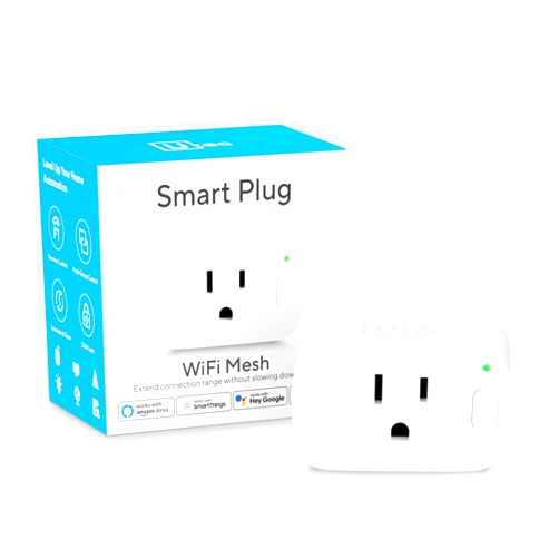U-tec Smart Plug, Smart Home Wi-Fi Mesh Outlet, 15A Ultra Efficient Smart Plug Compatible with Alexa, Google Home & IFTTT, No Hub Required, 2.4GHz Wi-Fi Only, Remote Control, ETL Certified, 1Pack