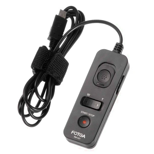 Fotga 59Inch Remote Control Shutter Release Cord for Sony A1 A9 A7 A7S A7RV A7R II III IV A9III A6400 A6500 A6600 RX100 VII M7 RX100M6 M4 M5 RX10M3 M4 A77 A99 II FDR-AX700 FX3 ZV-1 as RM-VPR1