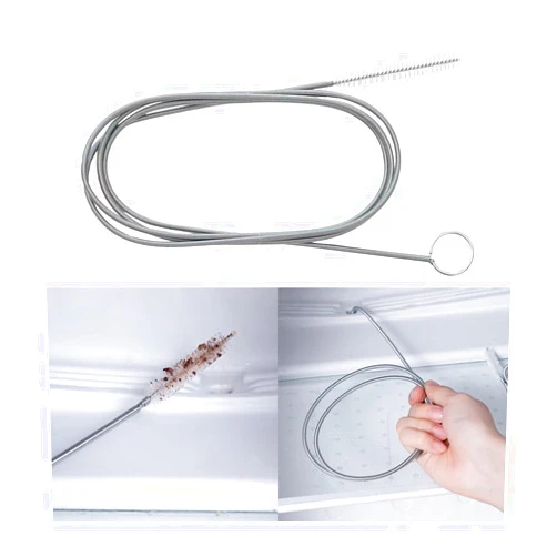 KHGUZ 2PCS Extra Long Flexible Car Tube Cleaning Brush, Vehicle Drain Tube Cleaning Tool, Automotive Hose Pipe Cleaner Dredging Tool Accessories, Universal for SUV, Sedan, Truck