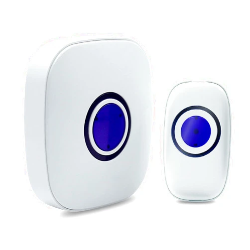 Juuka Door Chime, Wireless Doorbell, doorbell wireless with chime for Dementia/Home/Business When Entering, Easy installation, 328ft Range, 38 Melodies, 4 Adjustable Volume Levels (1 Receiver +1 Sensor)