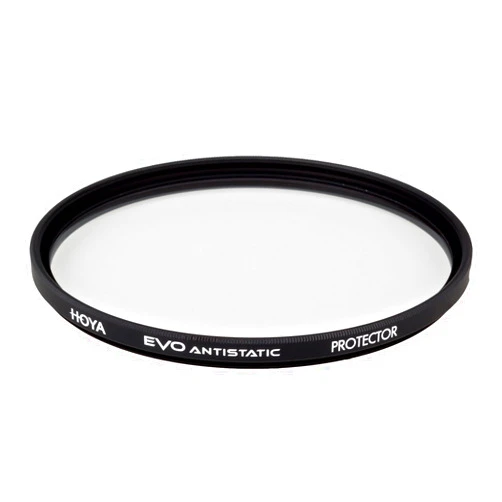 Hoya Evo Antistatic Protector Filter - 62mm - Dust/Stain/Water Repellent, Low-Profile Filter Frame