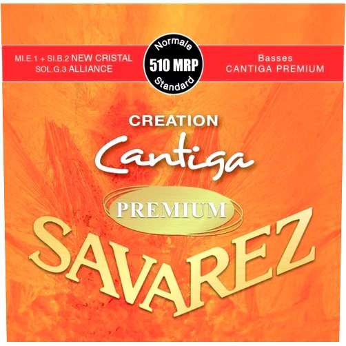 Savarez Création Cantiga Premium Standard Classical Guitar Strings Set (STSAV51-50490)