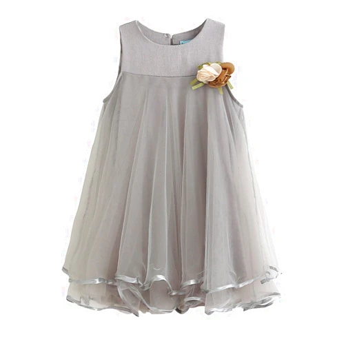 Camidy 1-6T Kid Baby Girl Flower Girls Tulle Lace Dress for Birthday Prom Wedding
